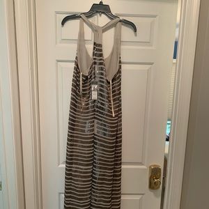 BCBG floor length sequence dress